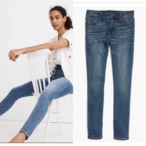 Madewell high riser skinny jeans